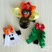 Holiday Hair Clip Trio- Halloween- Thanksgiving- Christmas- Ghost- Turkey- Christmas Tree-