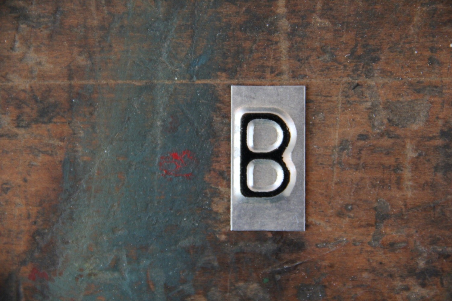 Vintage Industrial Letter B / Metal Letters / Letter Art