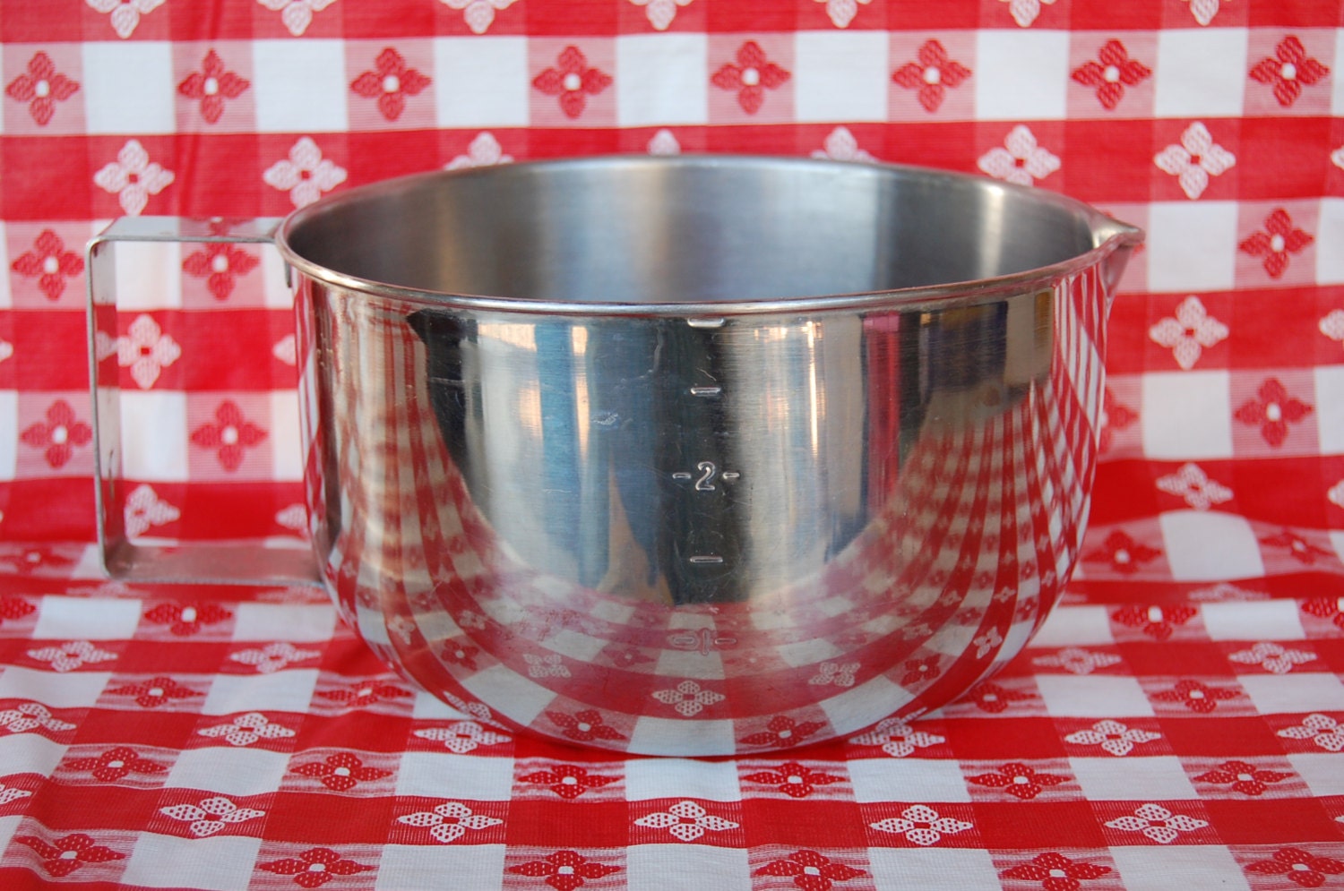Vintage Farberware Stainless Steel 3 Quart Mixing Bowl WITH