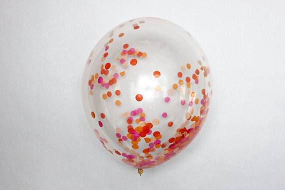 Confetti Filled Balloon - Bright Il_570xn