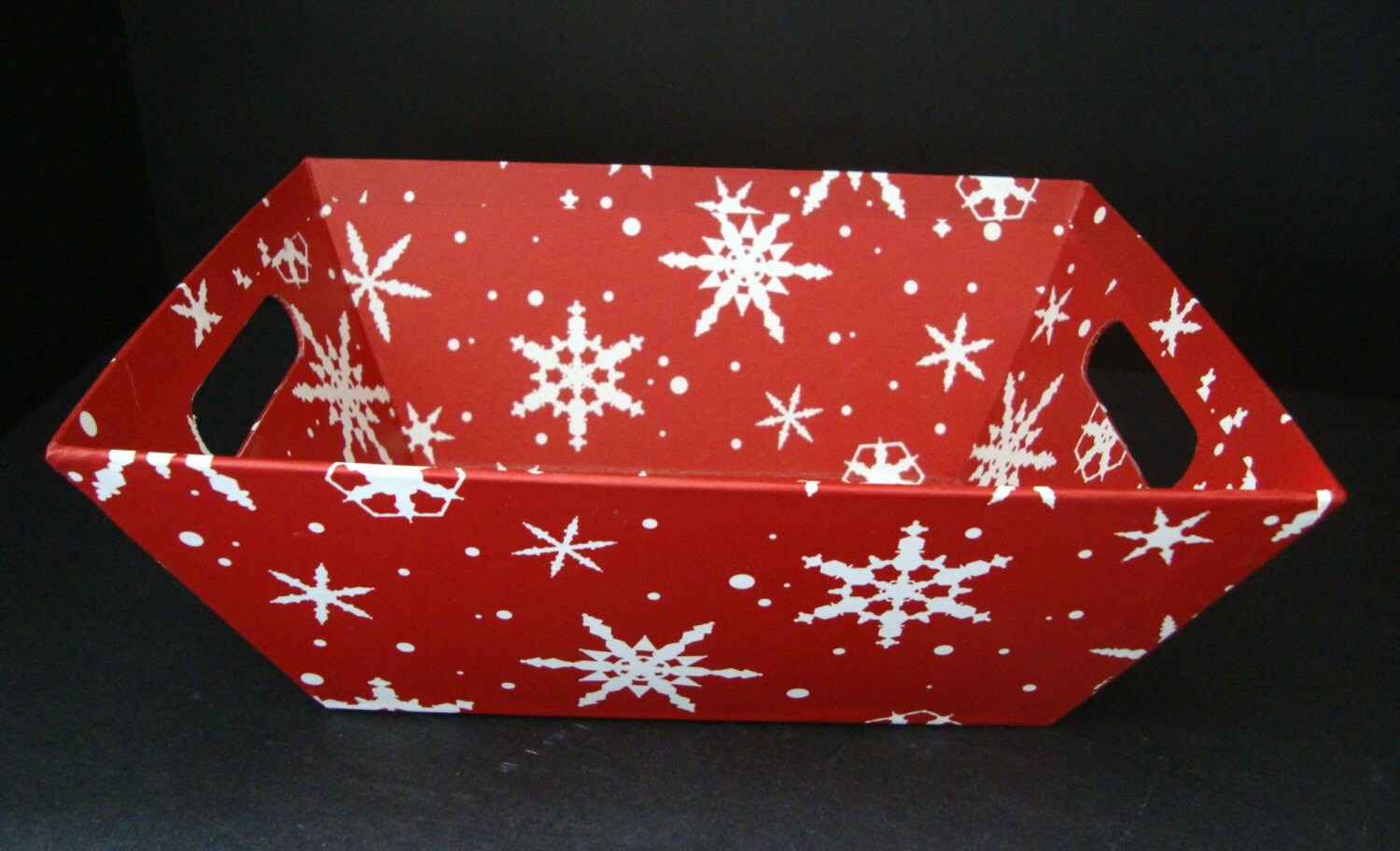 3set of three gift basketsHoliday Winter by flyingdollar on Etsy