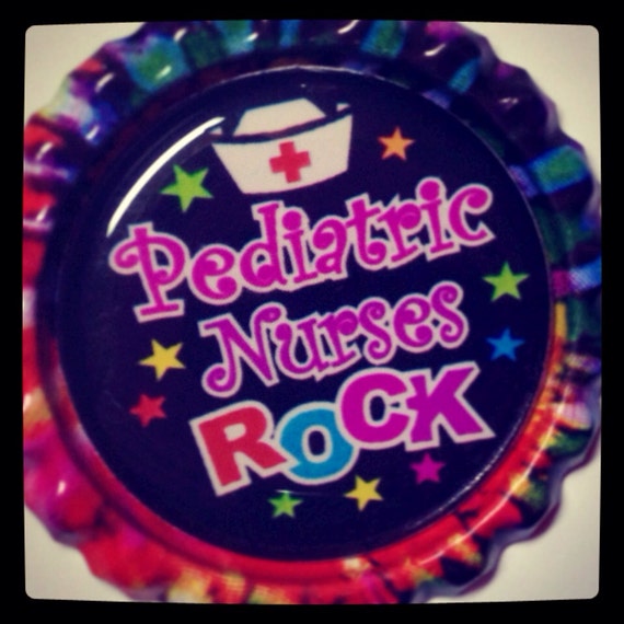 Pediatric Nurse Badge Reel Accessory by 1KoolNurseKreations