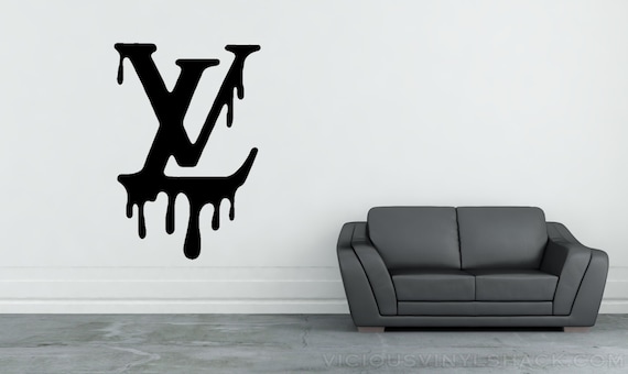 Louis Vuitton Drip Logo SVG