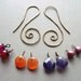 SALE Interchangeable Earrings, Mix and Match Gemstone Earrings, Rainbow Dangle, Boho Dangle Earrings - Moroccan Sunset: 15% Off