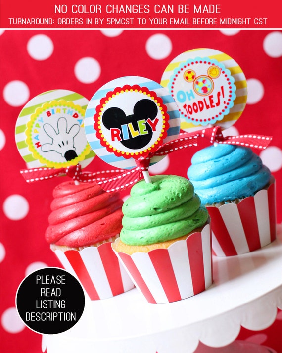 Mickey Mouse Party Printable Birthday - Clubhouse - Inspired by Mickey Mouse - HUGE Party Set by Amanda's Parties TO GO Il_570xn