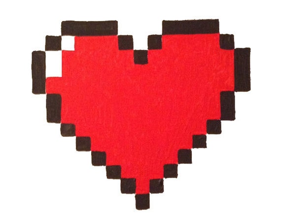 minecraft heart clipart - photo #12