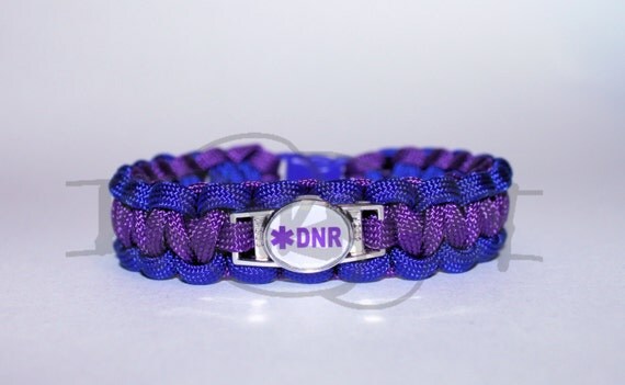 Medical Alert Bracelet >> Do Not Resuscitate DNR Medical Alert ID ALLOY Charm on 550 Medical Alert Bracelet >> Do Not Resuscitate DNR Medical Alert ID ALLOY Charm on 550