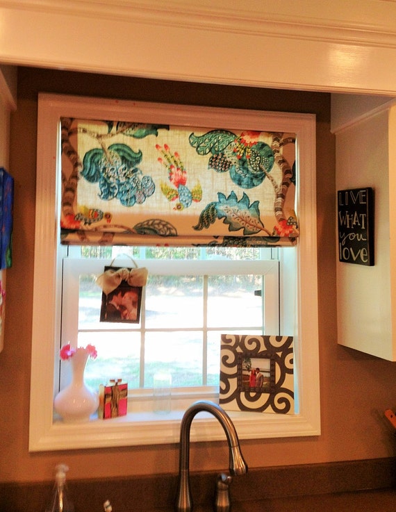 Items Similar To Custom Roman Shades With Your Fabric Size 36W X42L On Etsy   Il 570xN.646653851 Kfqz 