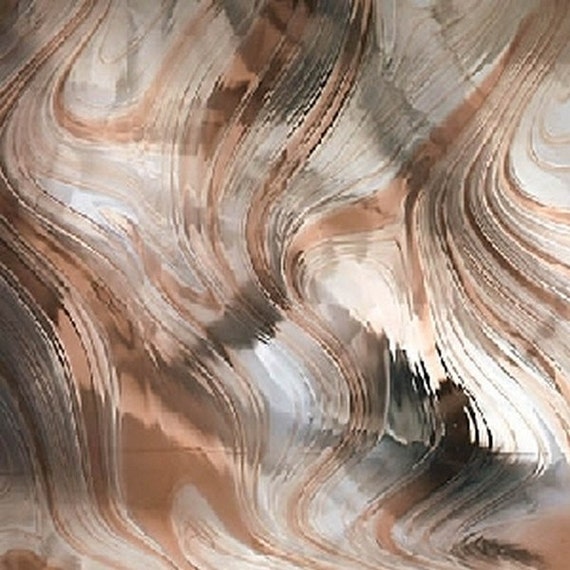 Items similar to Spectrum Cinnamon/Clear Baroque Stained Glass Sheet
