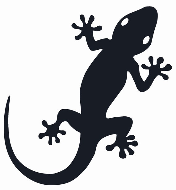 Gecko Vinyl Decal F02