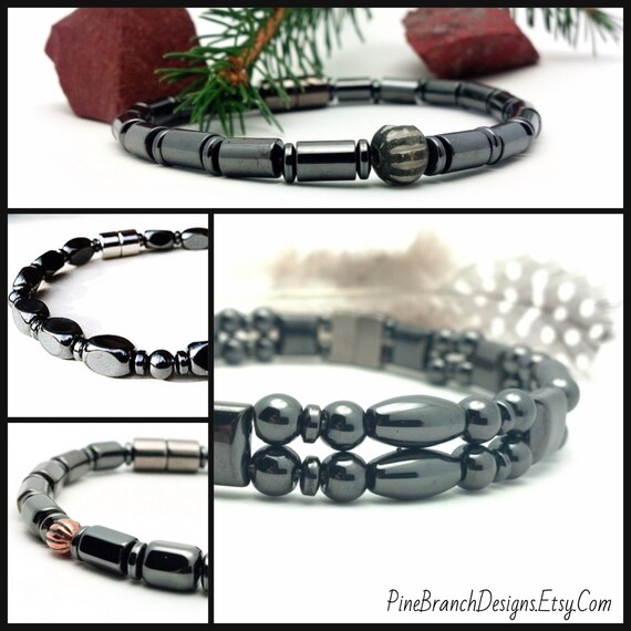 MENS Bracelet therapy Unisex Hematite EXTREME