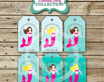 Popular items for little mermaid tags on Etsy