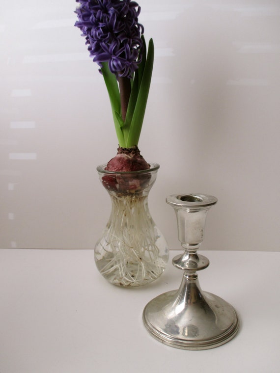 vintage 5 pewter candlestick Reed & Barton