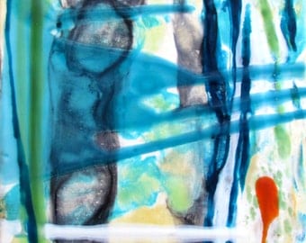 Original Encaustic Painting - Encaustic Art - Abstract Encaustic - Abstract Painting - Beeswax Painting - KLynnsArt