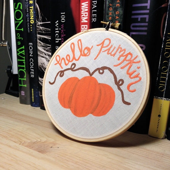 Black Friday: Hello Pumpkin Hoop Art Black Friday: Hello Pumpkin Hoop Art