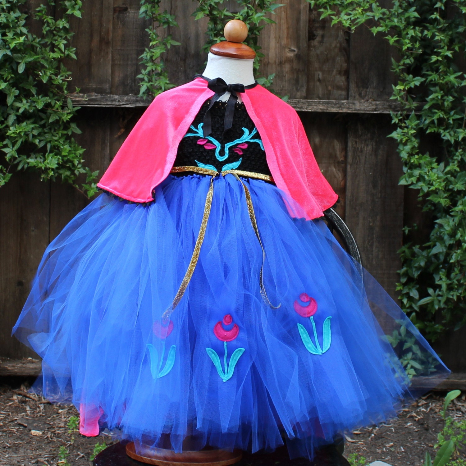 Anna Cape Frozen costumes Princess Anna Cape Pink velvet