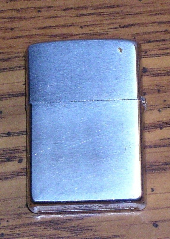 Vintage Zippo Lighter Made in Bradford Pa has wick and will