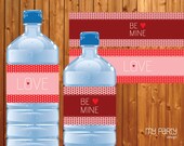 Valentine's Day Hearts Party - PRINTABLE bottle labels, by MyPartyDesign - Instant Download Il_170x135