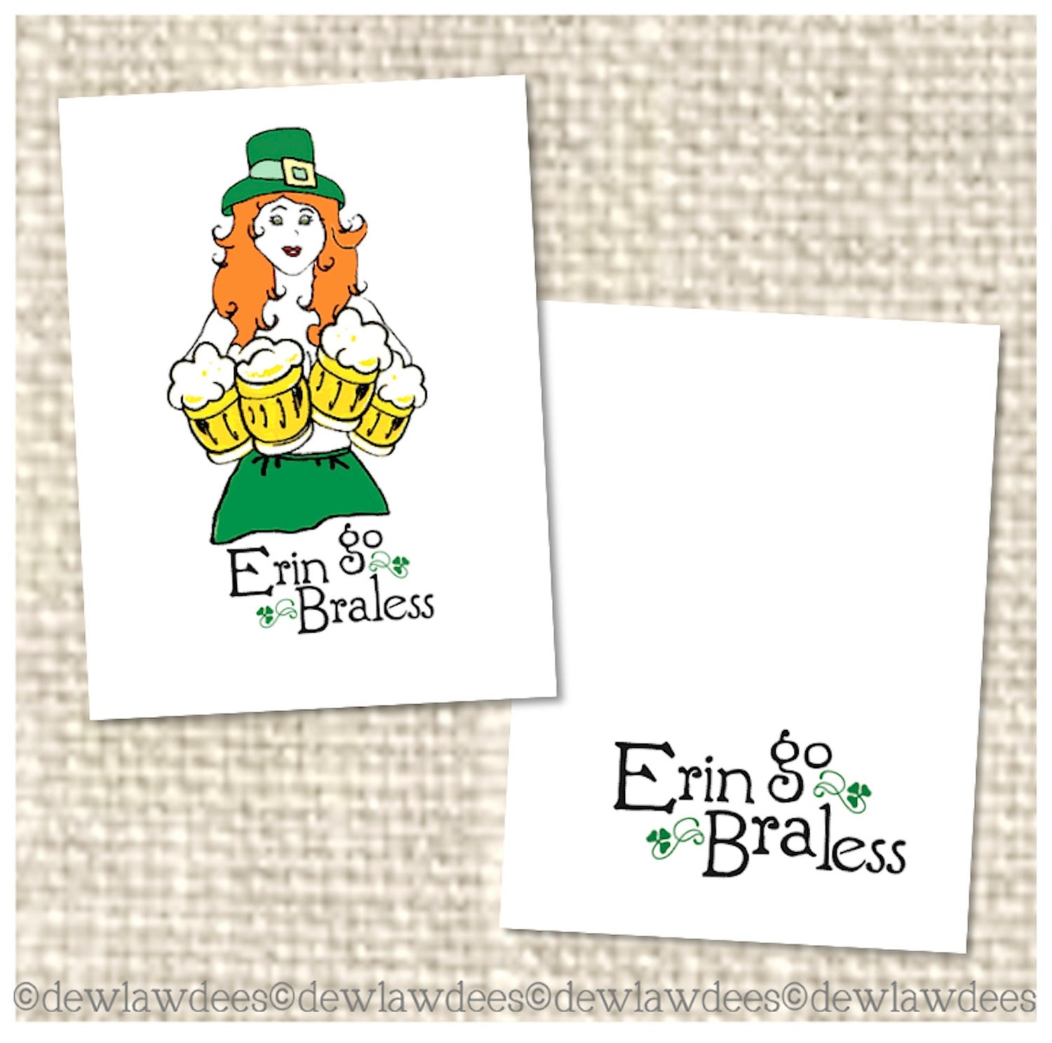 happy st patricks day erin go braless meme