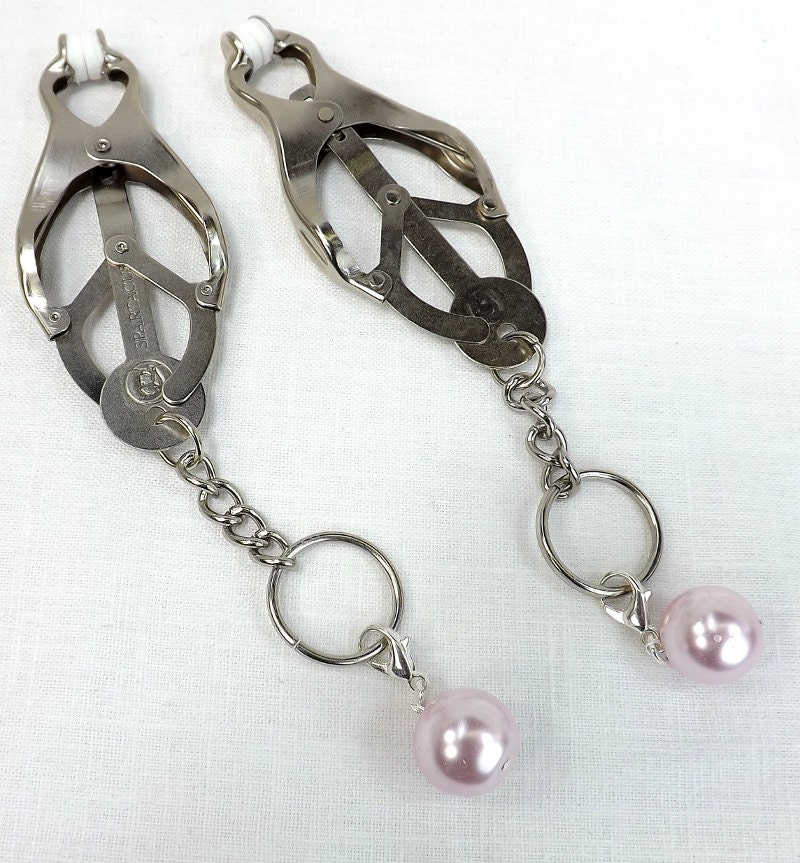 Nipple Clamps Tension Body Clamps Clover Clamps Glass Pearl