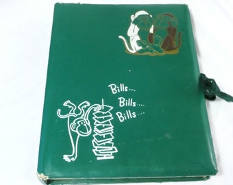 See No Evil, Hear No Evil Monkeys Bill Organizer
