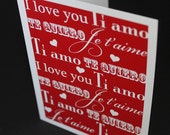 I love you card | Sweetheart Card | Anniversary Card | Love Card Il_170x135