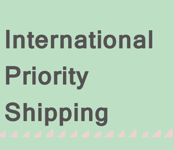 International Priority Shipping Upgrade By Zennedout On Etsy 3101
