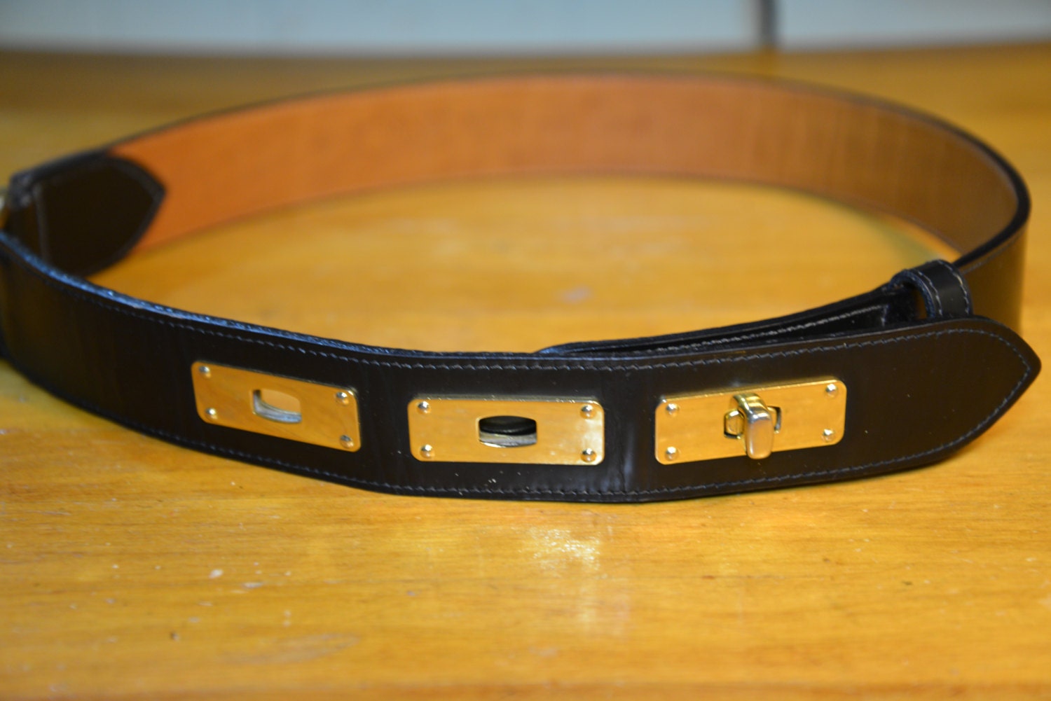 Joan David Calfskin Belt Women Haute Juice