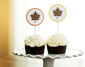 Thanksgiving Leaf Cupcake Toppers Il_170x135