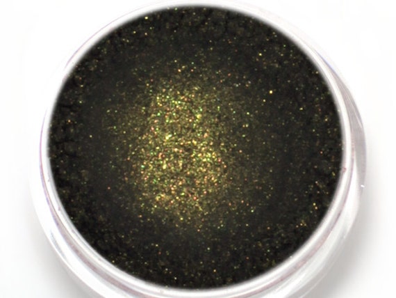 Black shimmer eyeshadow