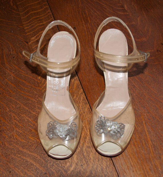 vinyl clear sandals