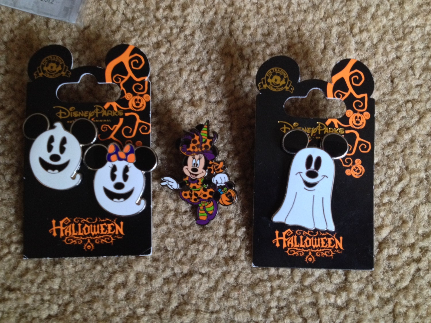 Disney Pins Lot of 4 Cheap Halloween Pins