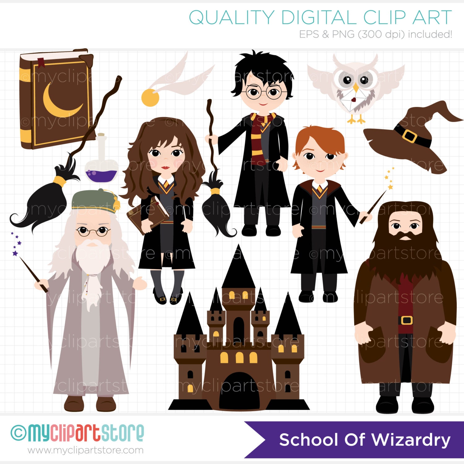 Download Clipart - School of Wizardry / Wizards clipart, Griffendor ...