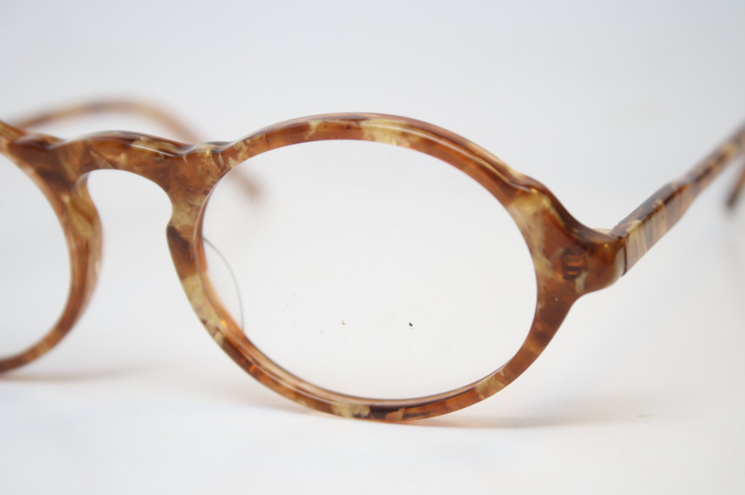 Vintage Glasses Frames Tortoise Oval Glasses By Pincenezshop