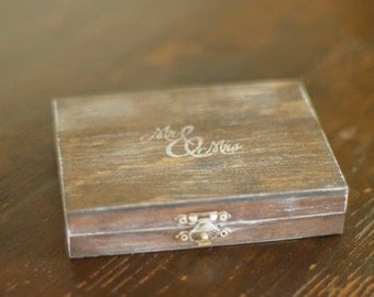 Ring Bearer Box by Burlap and Linen Co.