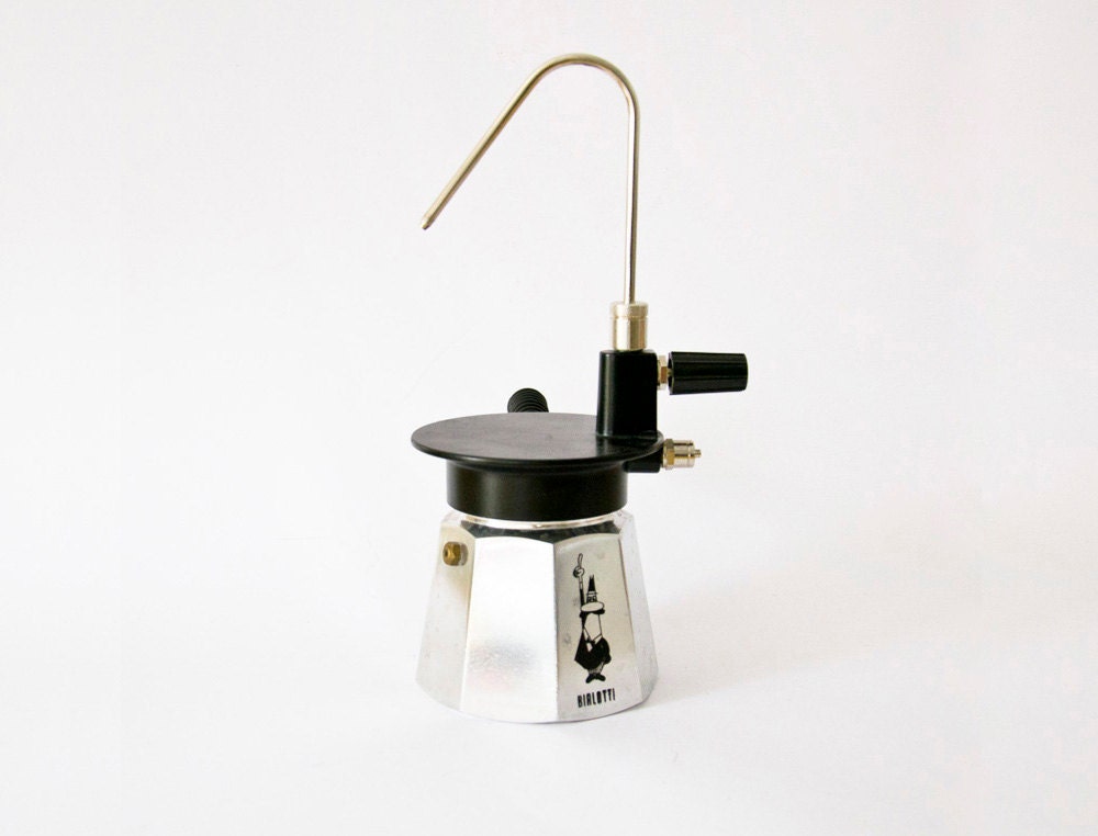 Vintage Italian Stovetop Milk Steamer Bialetti