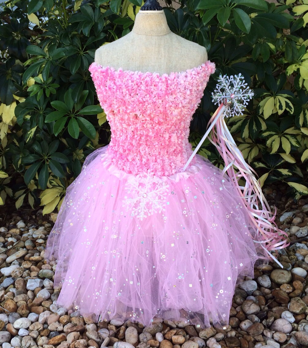 Pink Tutu Dress Frozen Dress Princess Frozen by partiesandfun