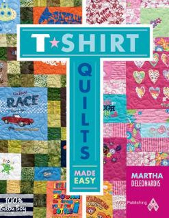 T-Shirt Quilts Made Easy Book by Martha by StudioVquilting on Etsy