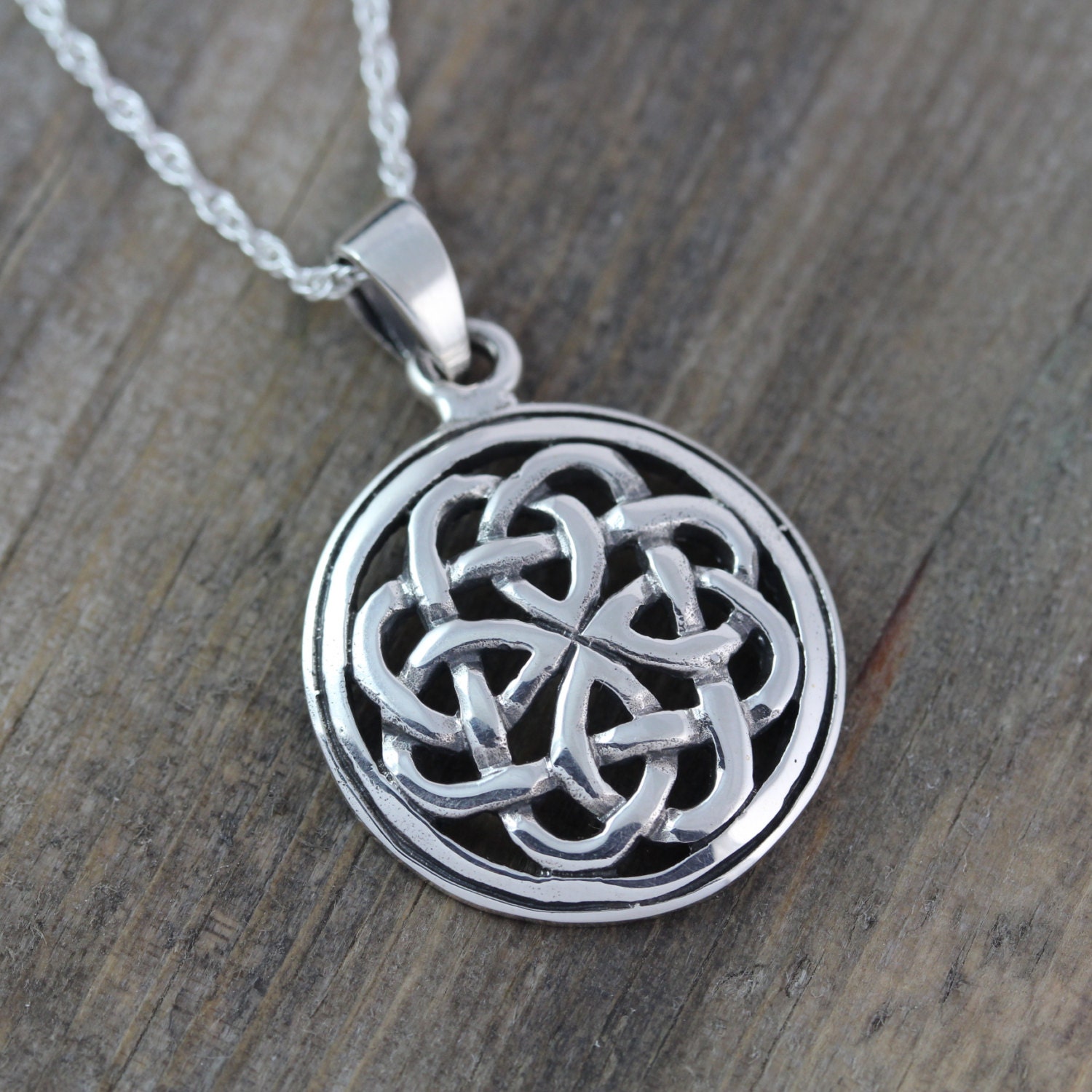 Sterling silver Celtic Pendants Celtic jewelry Celtic Knot