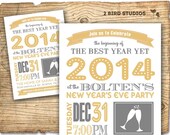 New years party invitation - new years party invite - Adult holiday party invite - Christmas printable invitation Il_170x135