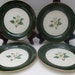 Homer Laughlin Lifetime China Jade Rose Vintage Salad Plates-Set of 4
