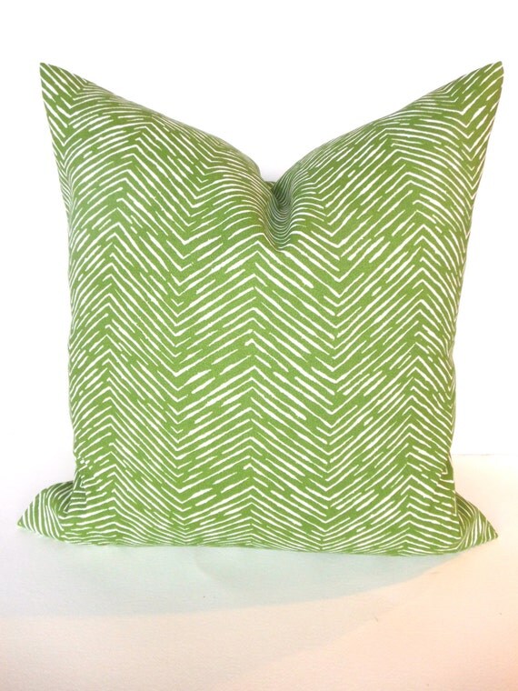 Items similar to PILLOW Cover 14x14 green Indoor Outdoor Decorative