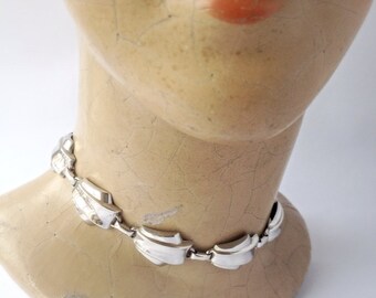 30's Turquoise Art Deco Choker