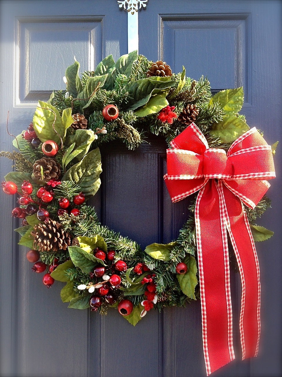 Evergreen Christmas Wreath Winter Wreath Christmas Wreath