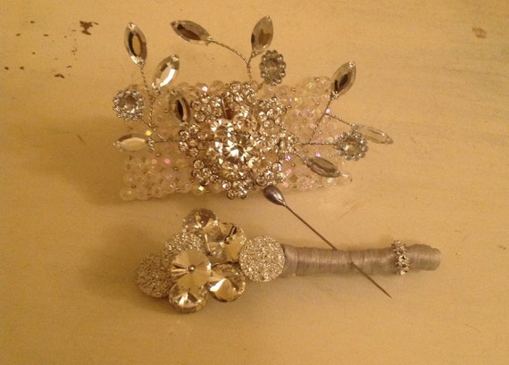 Items similar to Custom, Made To Order Brooch Corsage & Brooch