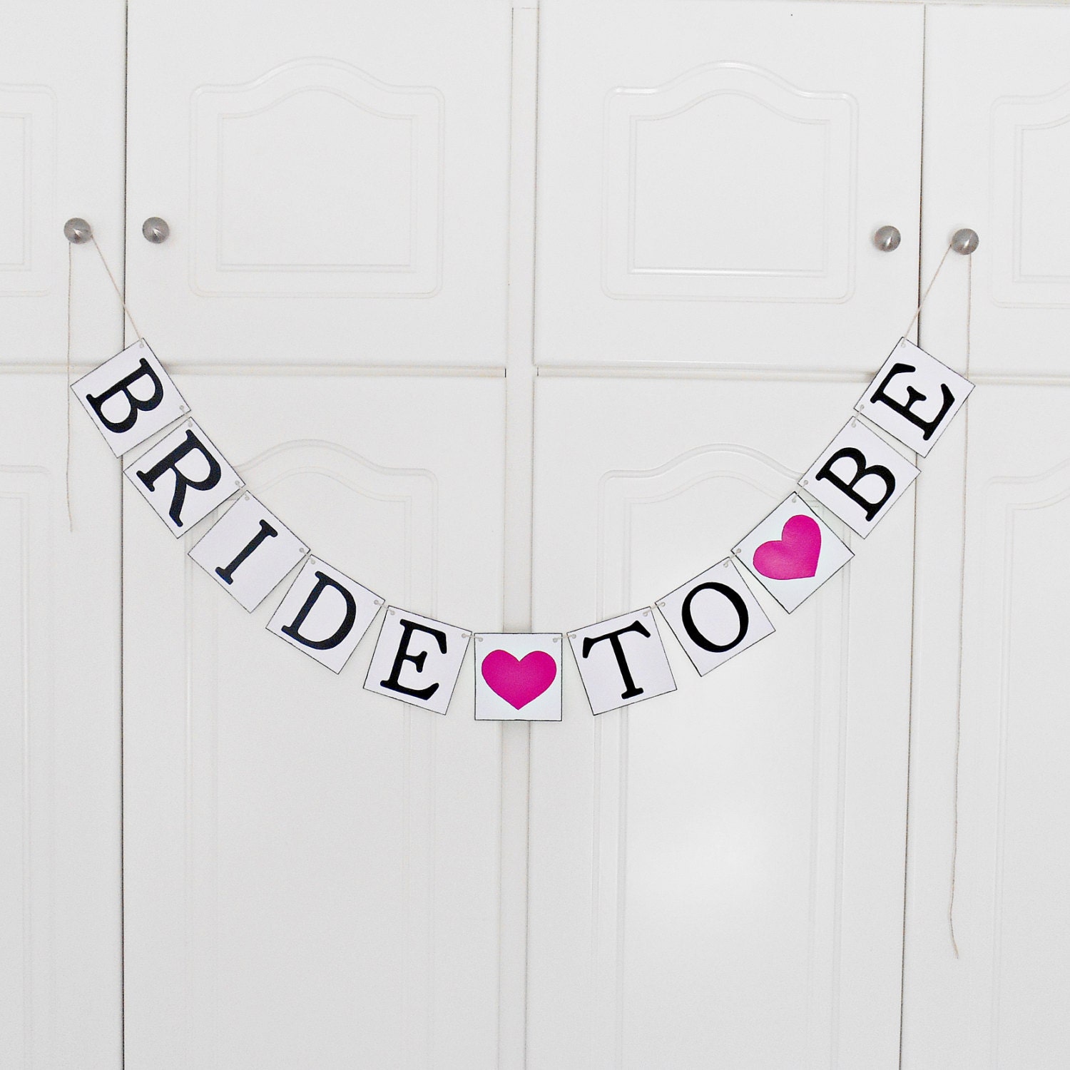 FREE SHIPPING Bride To Be banner Bridal shower banner
