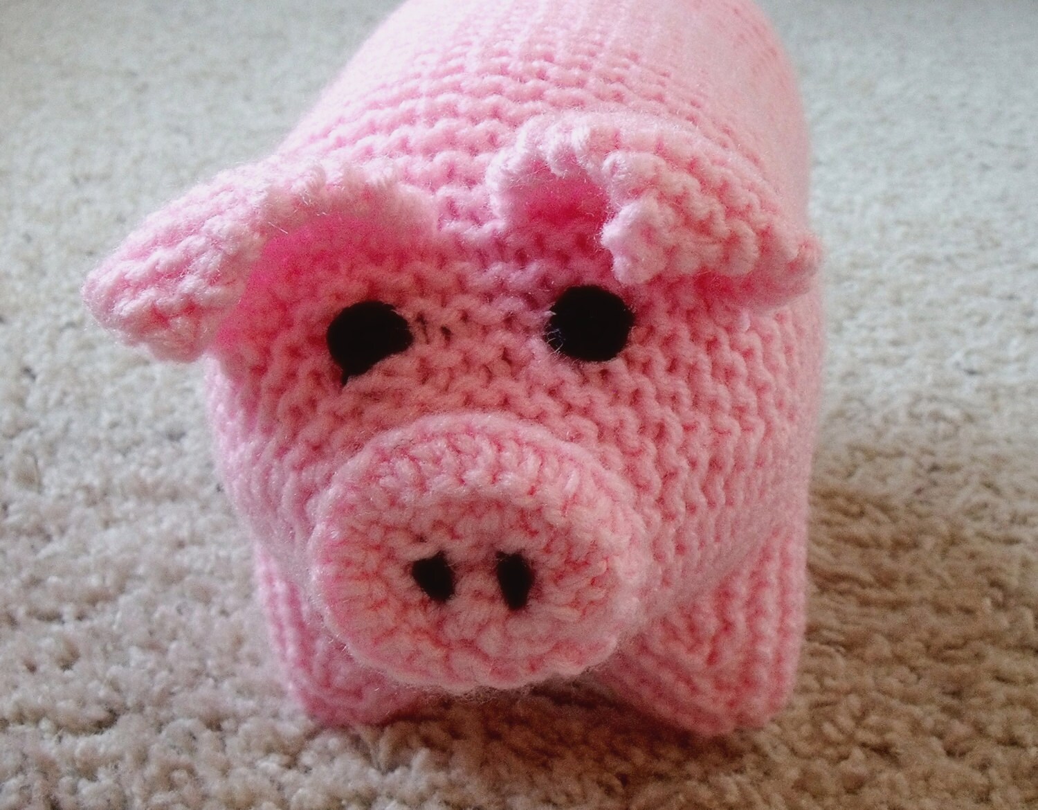 small stuffed pig