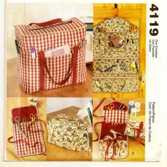 A Sewing Accessories Pattern: Sewing Organizer by SoSewSome