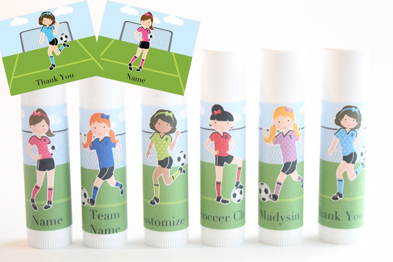 Soccer Team Gift Soccer Party Favors Custom by NanasPartyPalace