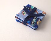 Space Theme Fabric Coasters Set- Hand Made- Man Cave?
